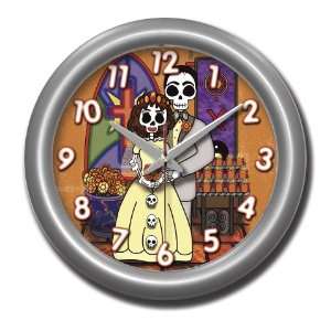 Skeleton Bride and Groom Wall Clock