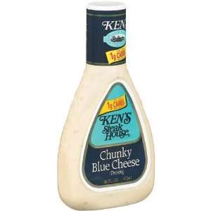 Kens Steak House Dressing Chunky Blue Cheese   6 Pack:  