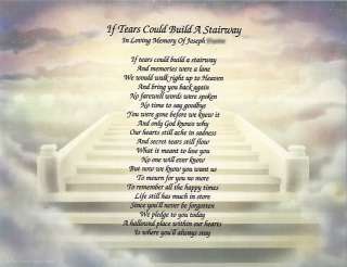 Design #2   If tears could build a stairway, Stairway Print