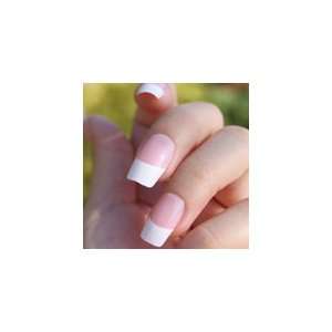  French Tip Nails (Pre Glued) Reusable 