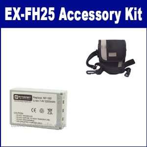  Casio Exilim EX FH25 Digital Camera Accessory Kit includes 