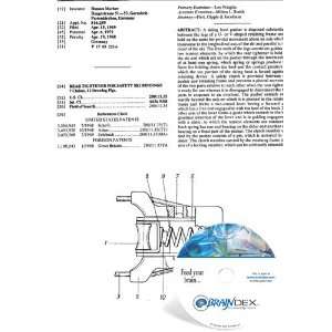   Patent CD for REAR TIGHTENER FOR SAFETY SKI BINDINGS 