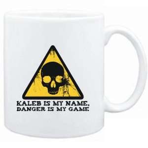  Mug White  Kaleb is my name, danger is my game  Male 