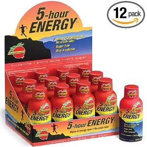  5 Hour Energy Liquid Energy Pmgrnte 2 OZ (Pack of 12 