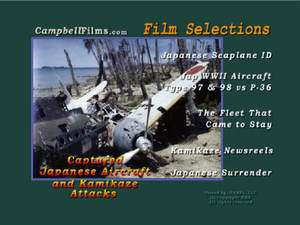 Kamikaze & Captured Japanese Aircraft films WW2 DVD  