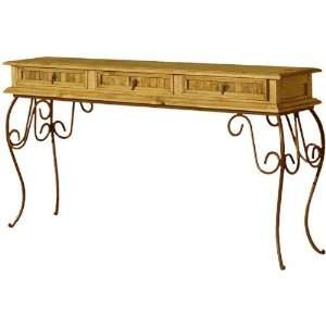  Torreon Console Table w/ Metal Legs: Home & Kitchen
