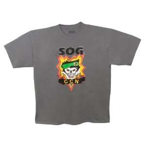  SOG SHIRT02 XL CCN Patch Shirt, Extra Large Grey: Home 