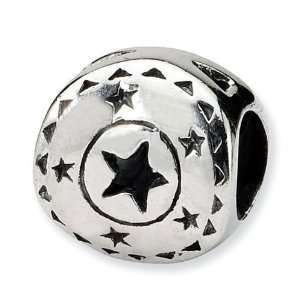  925 Sterling Silver Circle Stars Triangles Jewelry Bead 