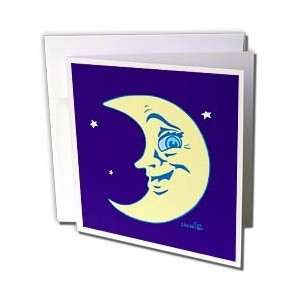  Celestial   Moon Art   Greeting Cards 6 Greeting Cards 