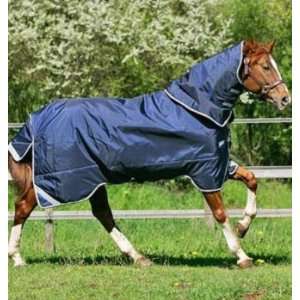  Rambo Duo Turnout Blanket   Closeout NavyBlBrn, 60 
