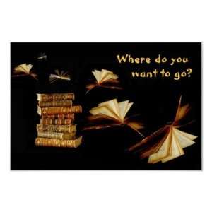  Books take you places Poster