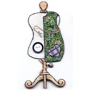   Crafts/Sewing Mannequin  Iron On Embroidered Applique 