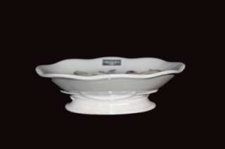 Croscill CHAMBORD CASSIS Embossed Pedestal Soap Dish NWT VHTF DISC 