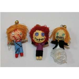  Chucky Family Voodoo String Doll Keychain 