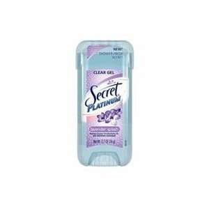  Secret Platinum Clear Gel French Lavender 1.7 oz. (Pack of 