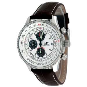   Mens Leather Strap Chronograph Watch Model AK6230 M3 Electronics