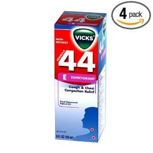 Vicks Formula 44 E, Cough And Congestion Relief, 8 Ounce Bottle (Pack 