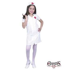  Charades Costumes CH00565 S Registered Nurse Child Costume 