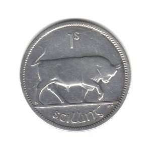   Shilling Coin KM#6   75% Silver   Irish Free State 