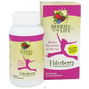  Berries For Life Elderberry    60 Capsules: Health 
