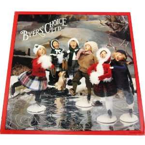  Byers Choice Ltd. Skating Figurines   Over 500 Piece 