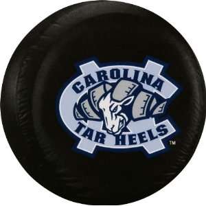 North Carolina Tar Heels Black Spare Tire Cover  Sports 
