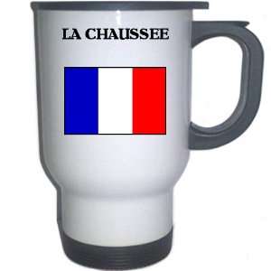  France   LA CHAUSSEE White Stainless Steel Mug 