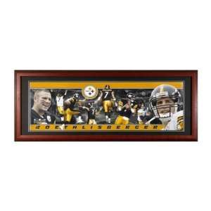  Ben Roethlisberger Pittsburgh Steelers Framed Panoramic 