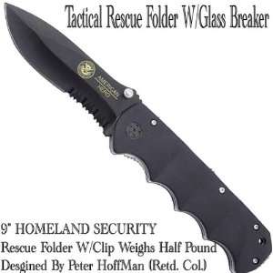 Homeland Security Rescue Folding Knife  Sports 