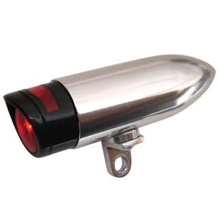 Soma SILVER BULLET REAR FLASHER RETRO LOOK RED SAFETY LED  