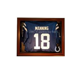 Indianapolis Colts Removable Face Jersey Display   Brown  