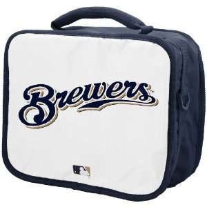   Brewers White Navy Blue Insulated MLB Lunch Box: Sports & Outdoors