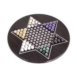  CHH Imports 12 Inch Marble Chinese Checkers Set: Toys 