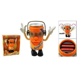   Orange Can Shape Music Dance Happy Man Melodious Toy Toys & Games