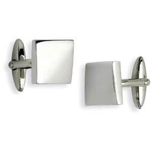    Chisel Stainless Steel Polished Cuff Links Chisel Jewelry