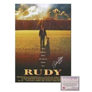  Rudy Ruettiger Notre Dame Autographed Full Size Rudy Movie 
