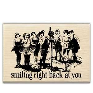  Smiling Back at You Wood Mounted Rubber Stamps Arts 