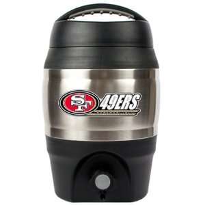  San Francisco 49ers Stainless Steel Gallon Keg Jug: Sports & Outdoors