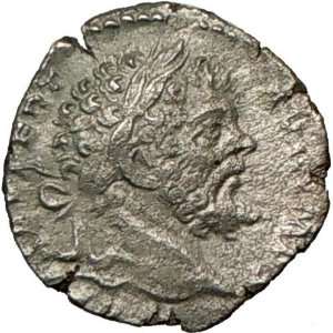 SEPTIMIUS SEVERUS 198AD Authentic Ancient Silver Roman Coin ANNONA 