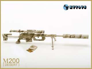 ZY TOYS US Modern M200 Sniper Rifle 1/6 Desert Color  