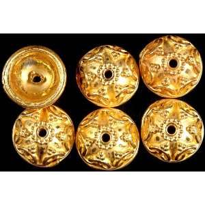  Gold Plated Fine Caps (Price Per Pair)   Sterling Silver 