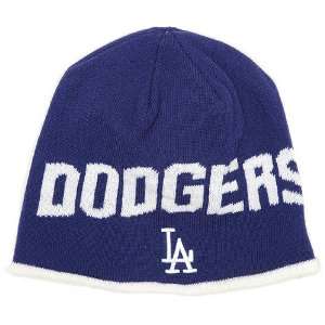  Los Angeles Dodgers Bunker Beanie Youth Knit Cap   Royal 