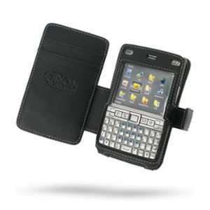  Nokia E61i Leather Case   Book Type (Black) Cell Phones 