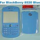 SKY Blue Replacement Housing Case Cover for Blackberry Curve 8520 with 
