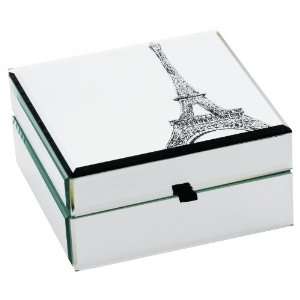 Danielle Enterprises Paris Jewellery Mirror Box, Small, 5 Inchesw X 5 