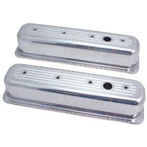   5016 Ball Milled Tall Valve Cover for Small Block Chevy: Automotive
