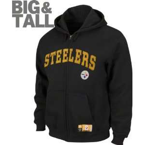  Pittsburgh Steelers Big & Tall Clashed Full Zip Hooded 