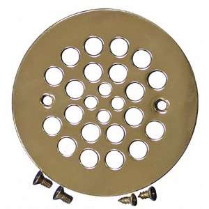  Plumbest D41 102 Shower Stall Drain, Polished Brass: Home 