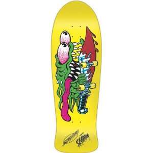  Santa Cruz Slasher Deck 10x31 Yellow Reissue Skateboard 
