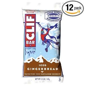  Clif Bar Energy Bar, Iced Gingerbread, 2.4 Ounce Bars 